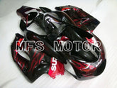 Suzuki RGV250 VJ23 1996-1999 ABS Fairing - Flame - Red Black - MFS6221